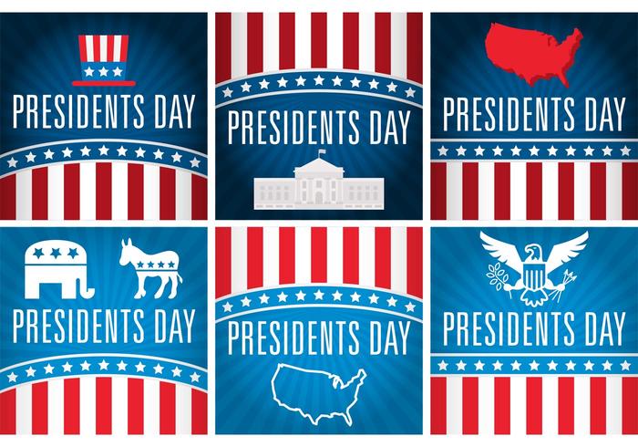 Presidents Day Vector Cards 700x490 Presidents Day Vector Cards