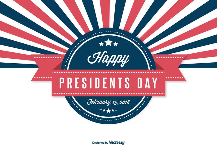Retro Presidents Day Illustration 700x490 Retro Presidents Day Illustration