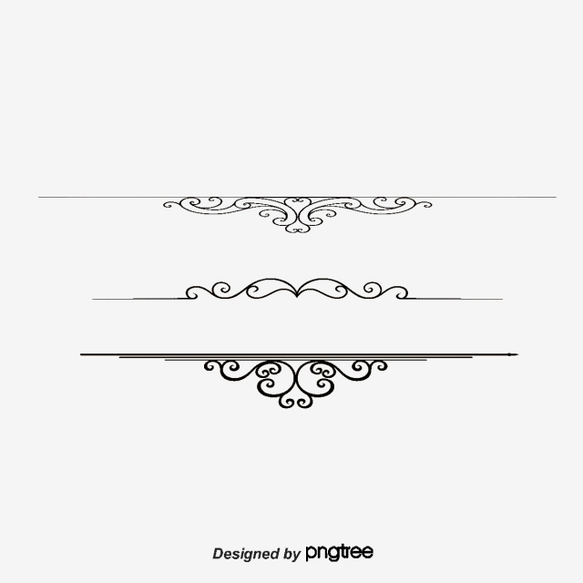 Beautiful Vector Creative Dividing Line, Pretty, Creative Divider 640x640 Beautiful Vector Creative Dividing Line, Pretty, Creative Divider