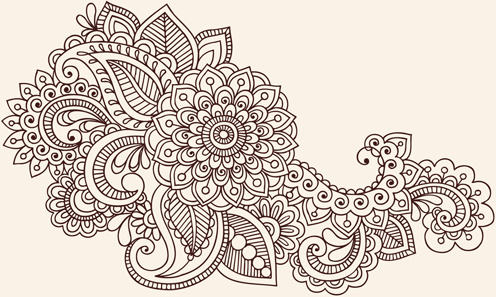 Set Of Pretty Floral Ornaments Design Vector Free Vector 496x297 Set Of Pretty Floral Ornaments Design Vector Free Vector