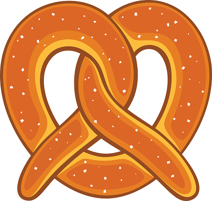 425x404 Pretzel Clip Art