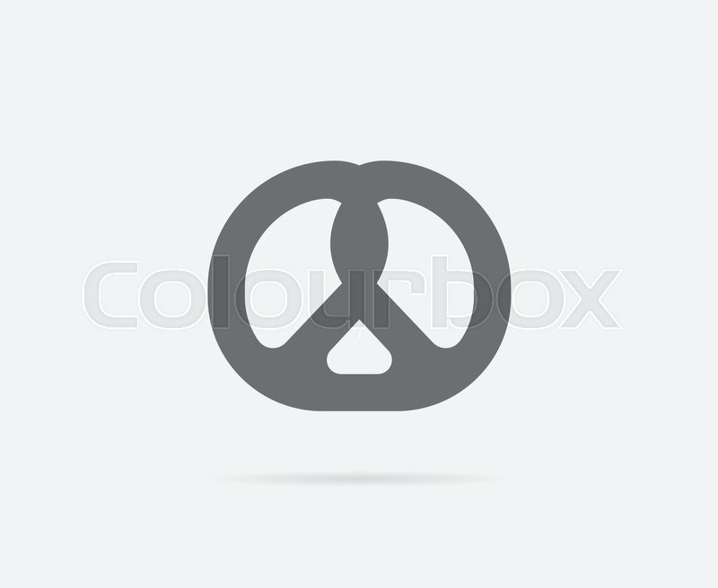800x656 Bretzel Pretzel Vector Element Or Stock Vector Colourbox