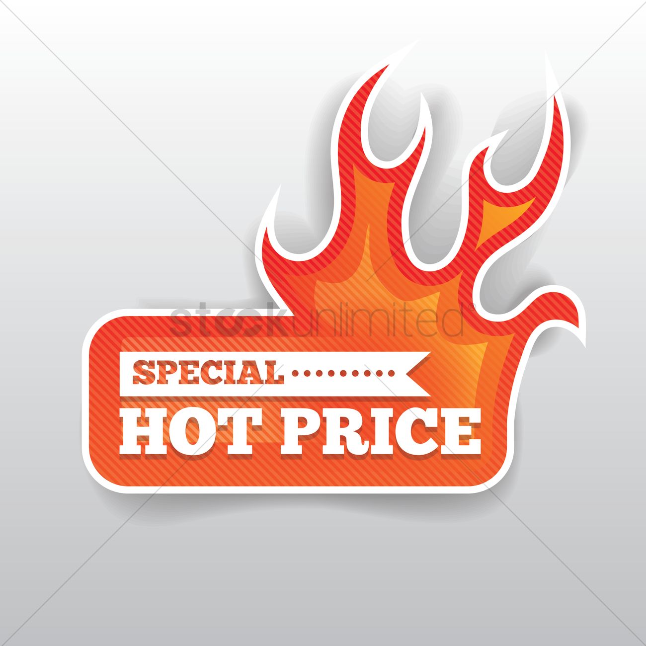 1300x1300 Hot Price Sticker Vector Image