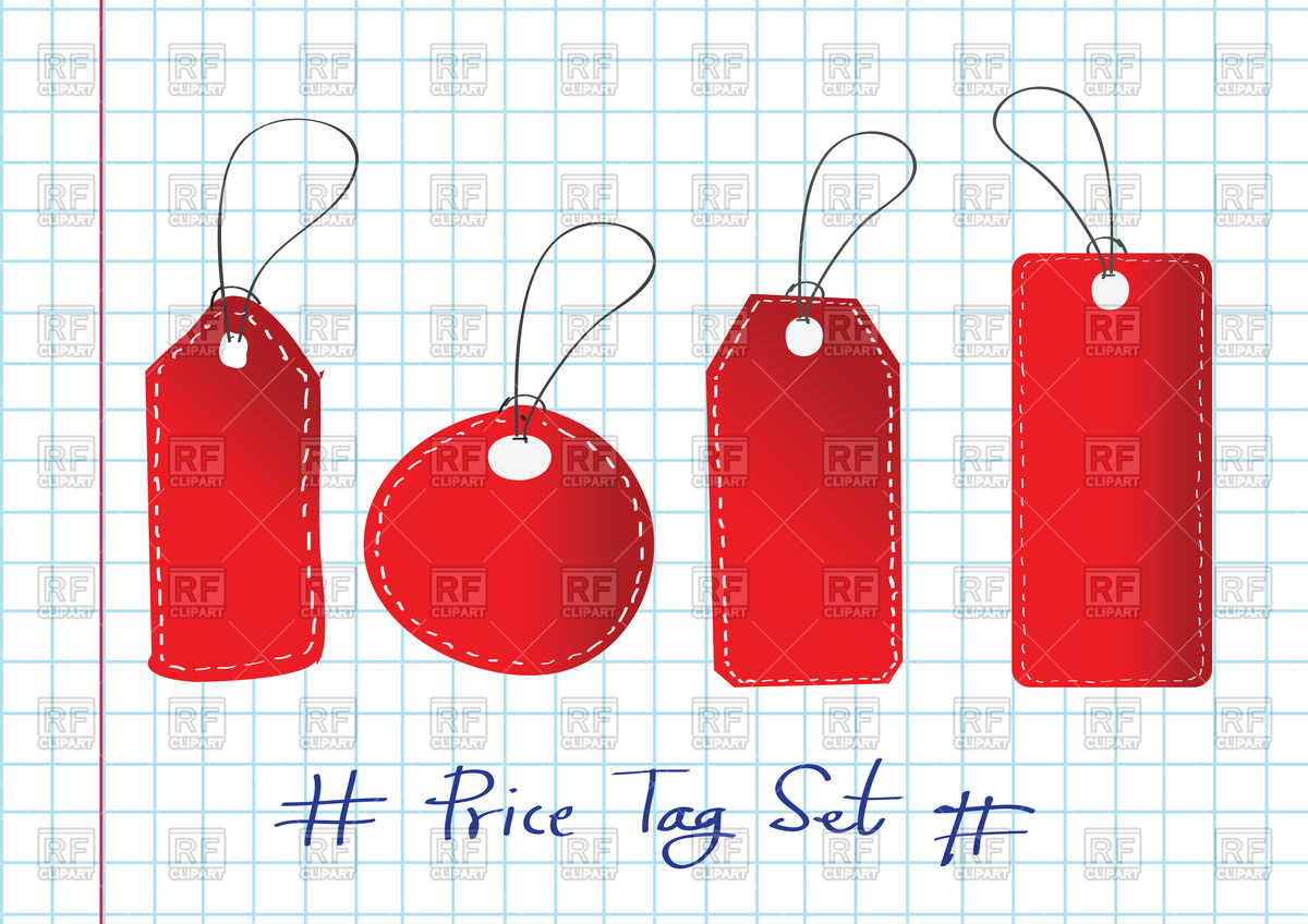 1200x848 Price Labels Vector Image Of Objects Tumdee