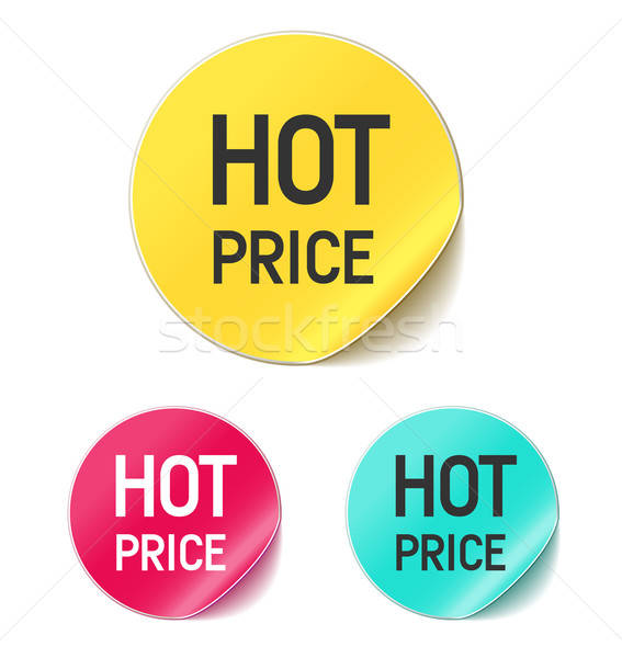 567x600 Hot Price Sticker Vector Illustration Kraska