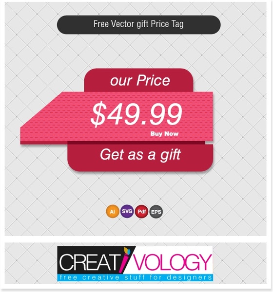 560x600 Price Tag Template Modern Design Pink Decor Free Vector