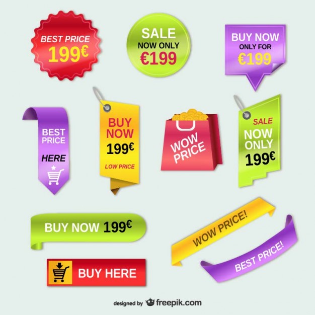 626x626 Price Tags Design Vector Free Download