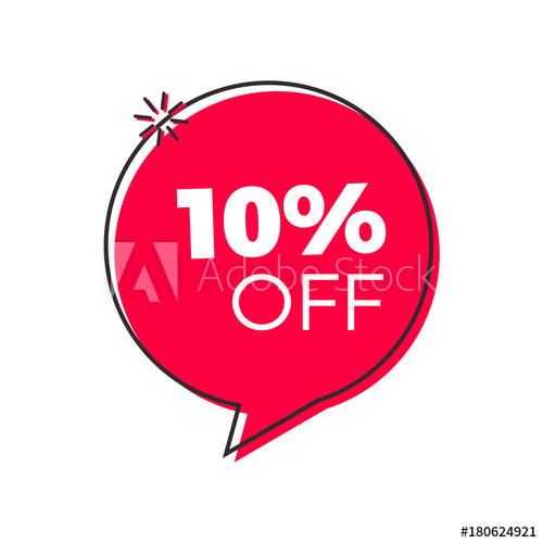 500x500 Special Offer Red Geometric Trendy Bubble Vector Modern Retro Red