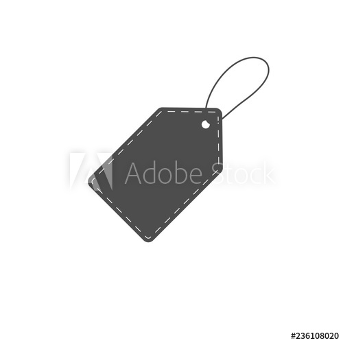 500x500 Vector Price Tag Icon Price Tag Shape Promoaction Label Sale