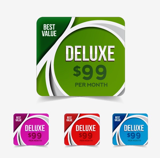 558x553 Web Price Tag Design Vector Free Download