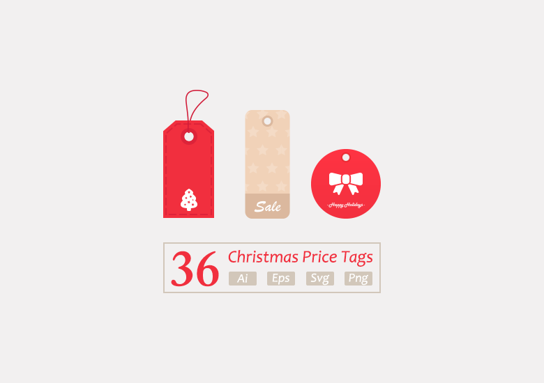 780x550 Christmas Price Tags