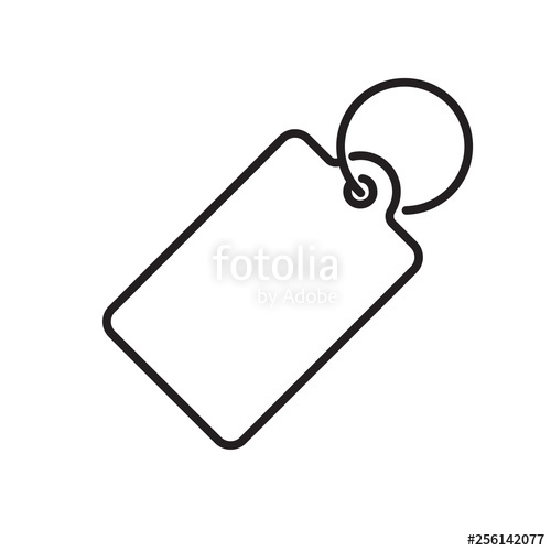 Price Tag Vector Icon Label Line Pricetag Symbol, Luggage Tag 500x500 Price Tag Vector Icon Label Line Pricetag Symbol, Luggage Tag