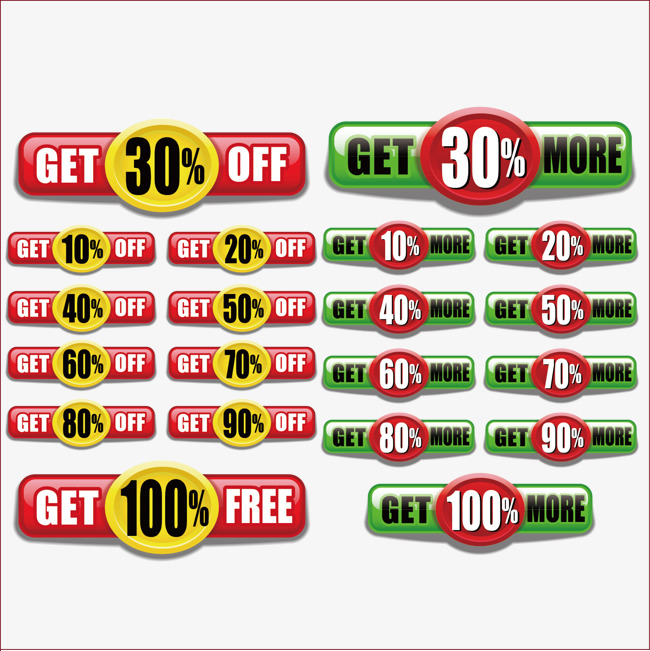 650x651 Beautifully Offer Price Tag Vector Material, Price Vector, Push