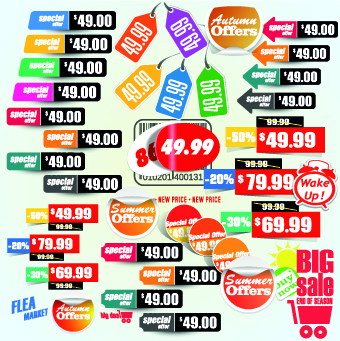 340x341 Big Sale Price Tag Creative Vector Free Download