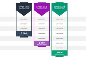 286x200 Pricing Table Free Vector Art