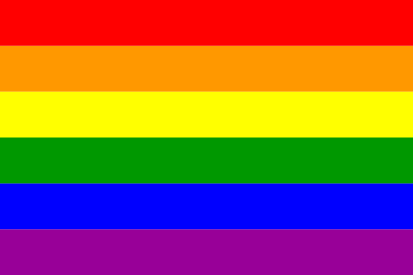 600x400 Rainbow Flag Clip Art