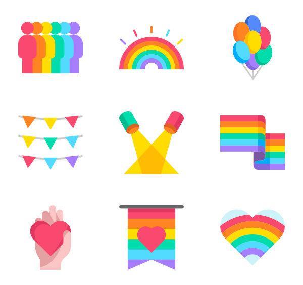 600x564 Pride Icons