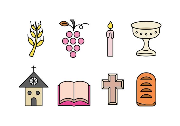 700x490 Comunion Vector Icons