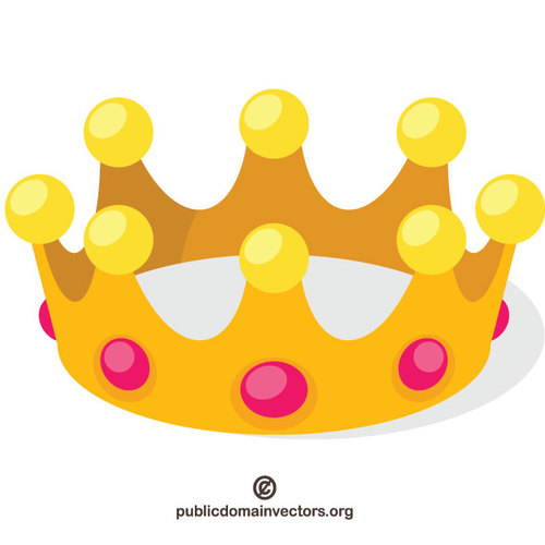 Crown Vector Clip Art 500x500 Crown Vector Clip Art