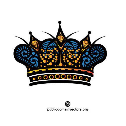 Vector Image Of A Crown 500x500 Vector Image Of A Crown