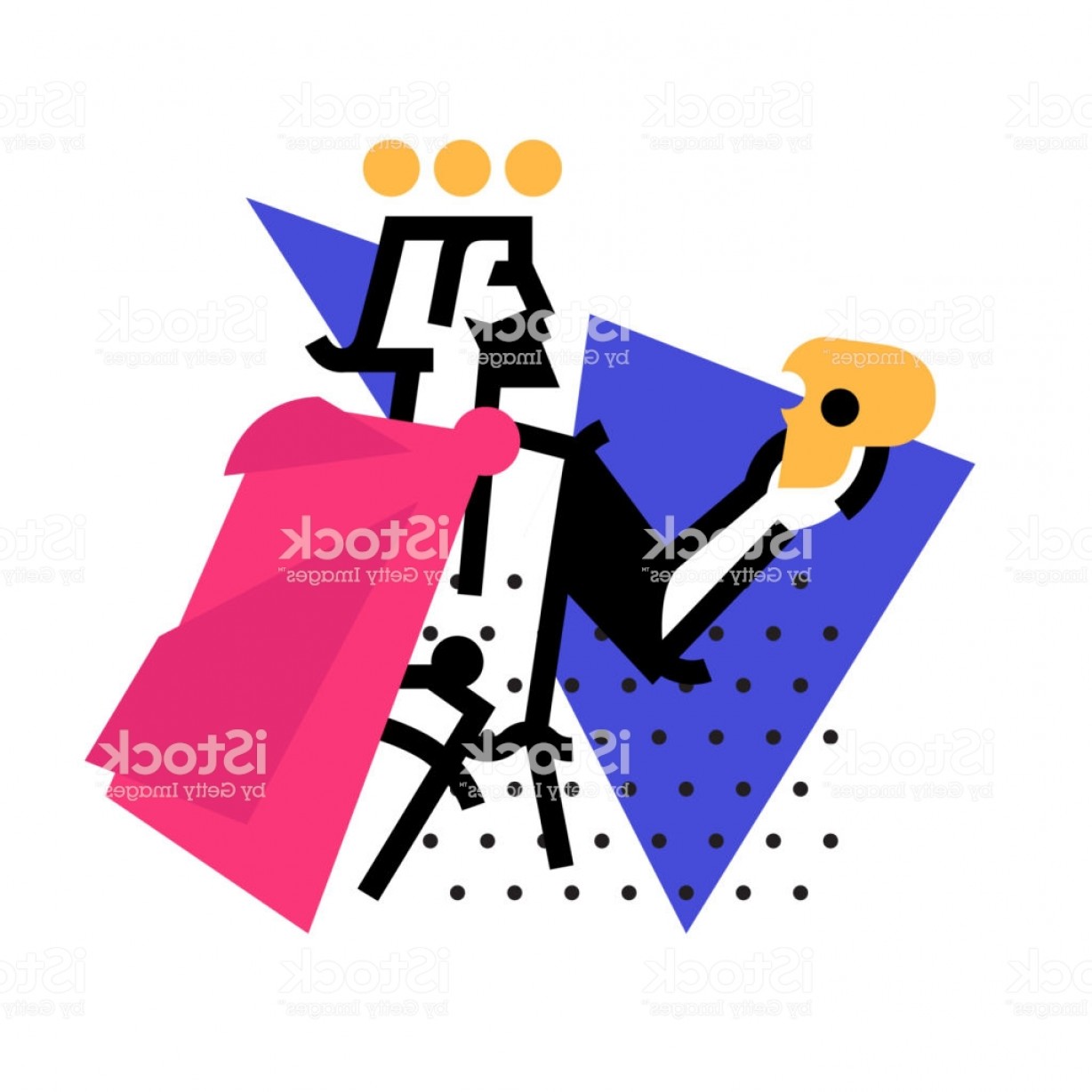 Logo For Theatrical Studio Illustration Of A Prince With A Skull 1228x1228 Logo For Theatrical Studio Illustration Of A Prince With A Skull