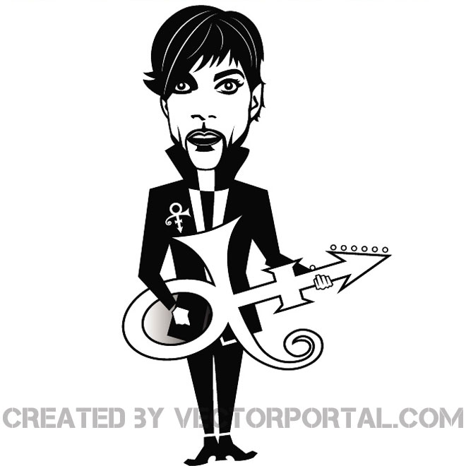 Prince Caricature Free Vector 660x660 Prince Caricature Free Vector