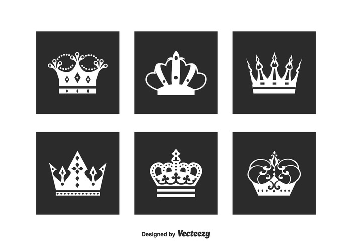 Free Crown Logo Vector Set 700x490 Free Crown Logo Vector Set