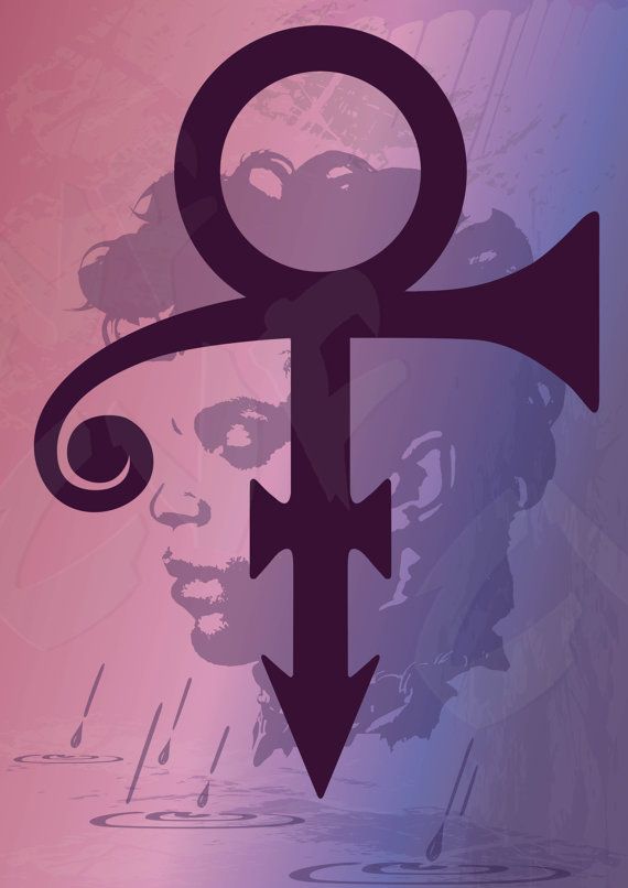 570x806 Vector Prince's Love Symbol, Purple Rain, Download Files, Digital