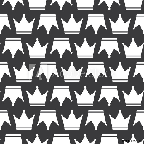 500x500 Crown Prince And Pincess Royal Symbol Seamless Silhouette Dark