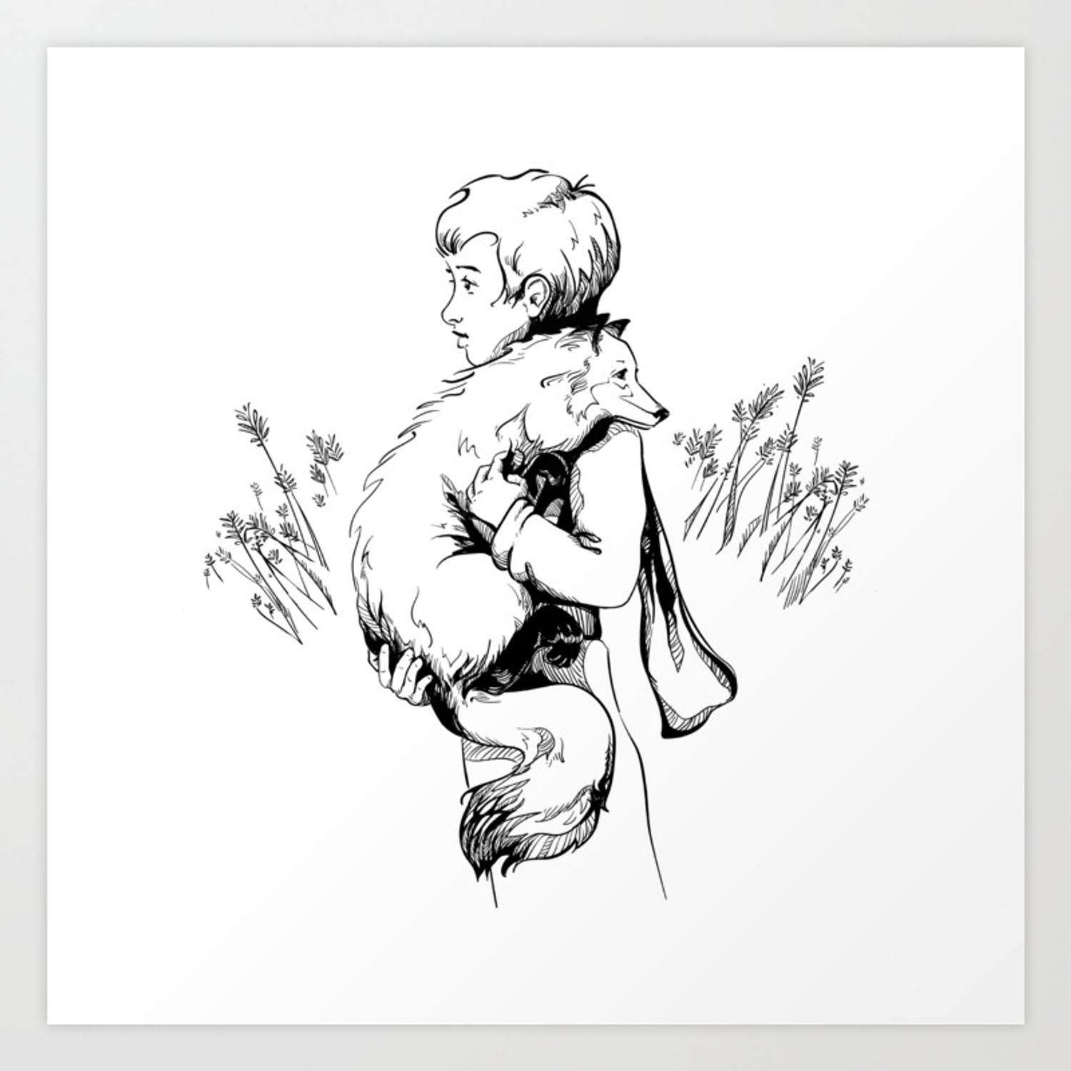 1500x1500 Le Petit Prince Vector Art Print