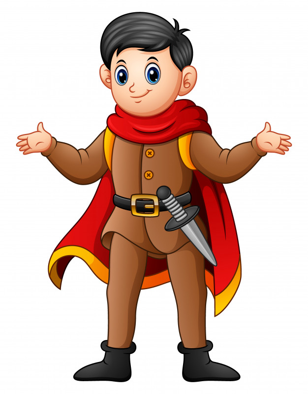 626x800 Cute Cartoon Prince Vector Premium Download