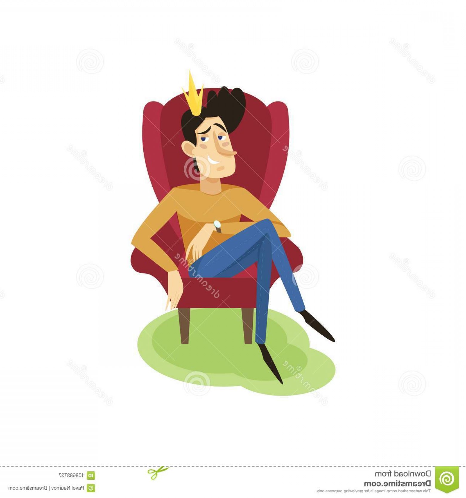 1560x1668 Egotistical Modern Prince Sitting Throne Funny Young Man Comic