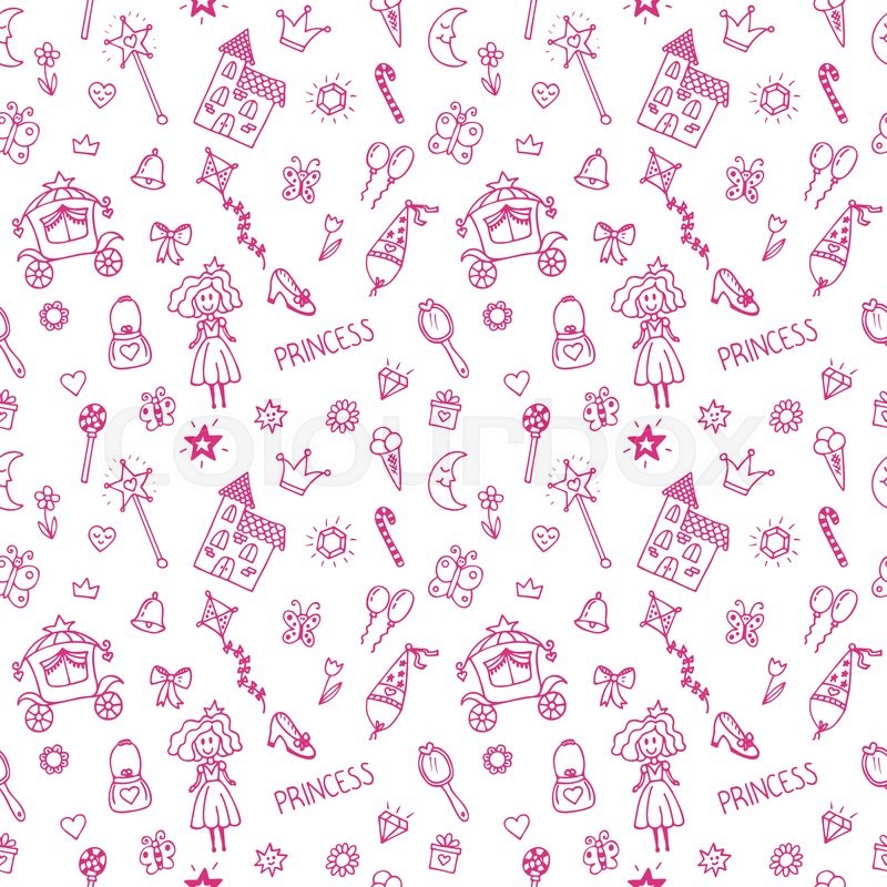 Hand Drawn Seamless Pattern With Stock Vector Colourbox 800x800 Hand Drawn Seamless Pattern With Stock Vector Colourbox