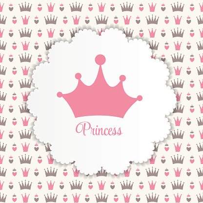 Princess Background With Crown Vector Illustration Premium Clipart 416x416 Princess Background With Crown Vector Illustration Premium Clipart