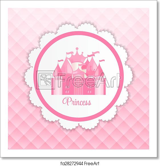 Free Art Print Of Princess Background With Castle Vector 561x581 Free Art Print Of Princess Background With Castle Vector