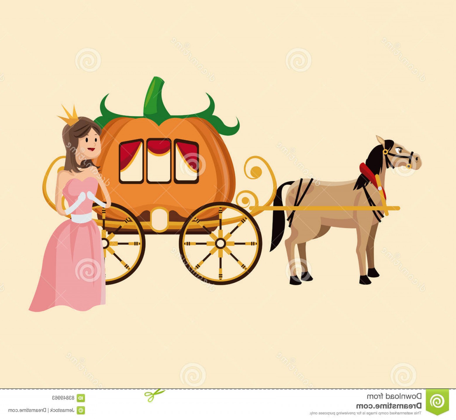 Princess Carriage Vector at Vectorified.com | Collection of Princess ...