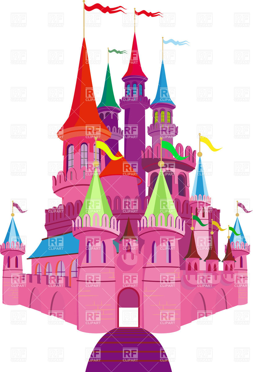 816x1200 Pink Fairy Tale Princess Castle Vector Image Of Architecture