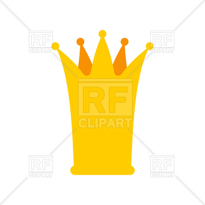 400x400 Golden Catroon Princess Crown Vector Image Of Objects Maryvalery