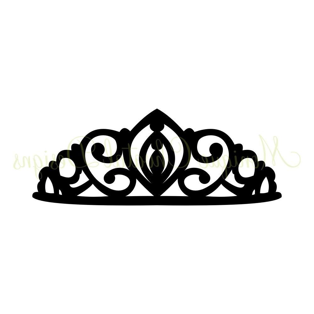 999x999 Huge Collection Of 'princess Crown Silhouette' Download More Than