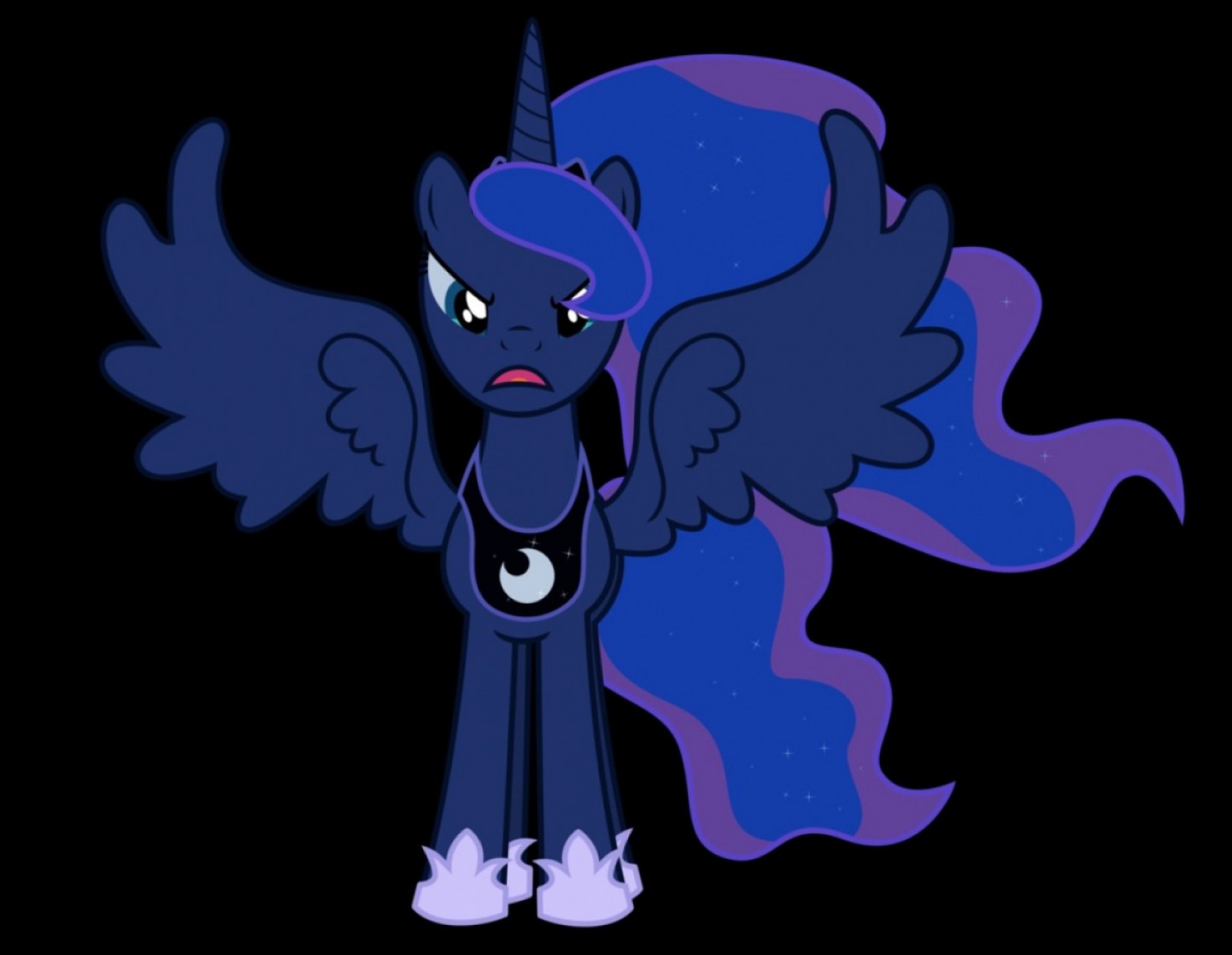 1767x1369 Mlp Princess Luna And Nightmare Moon Soidergi