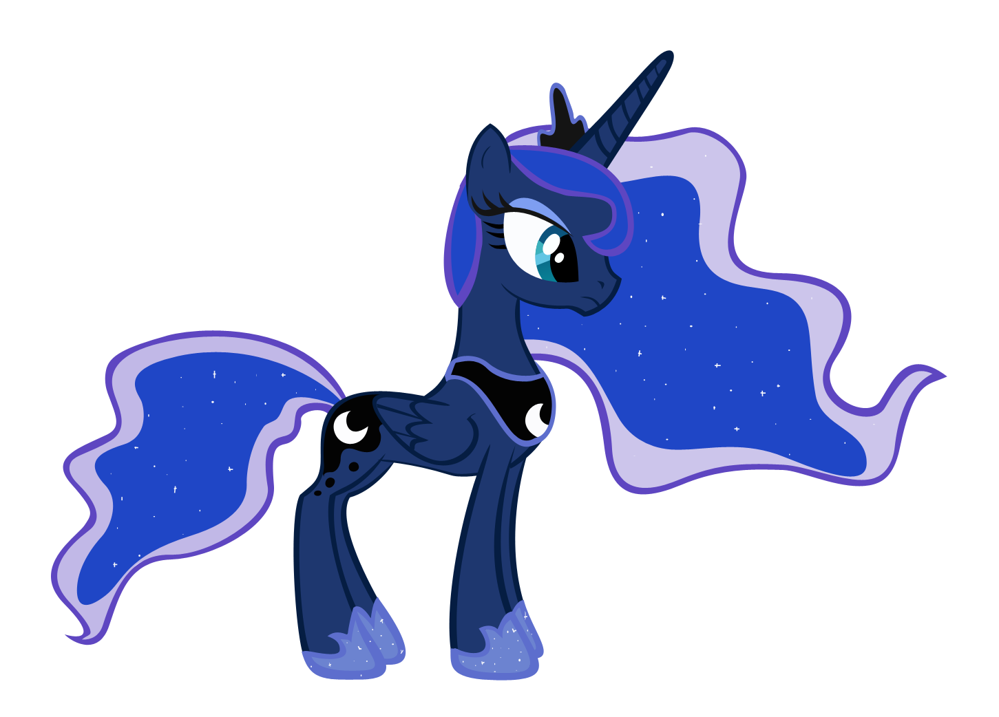 1451x1042 Princess Luna Vector