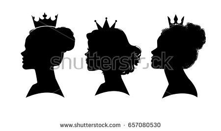 450x268 Princess Silhouette Women's Elegant Silhouettes With Different