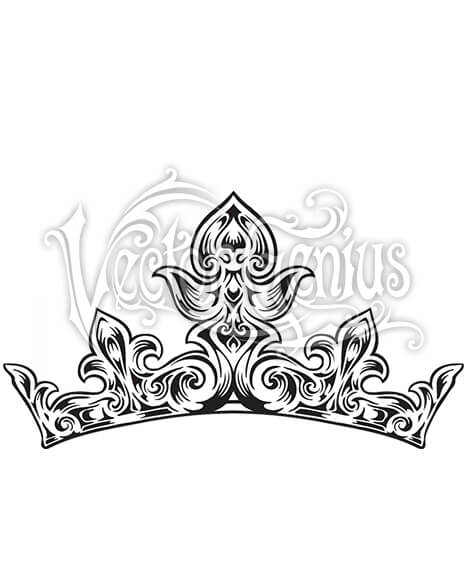 468x580 Princess Tiara Vector Genius