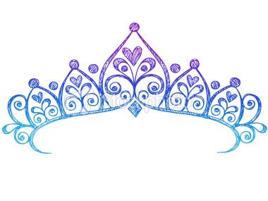 380x285 Vector Illustration Of Hand Drawn Sketchy Princess Tiara Crown