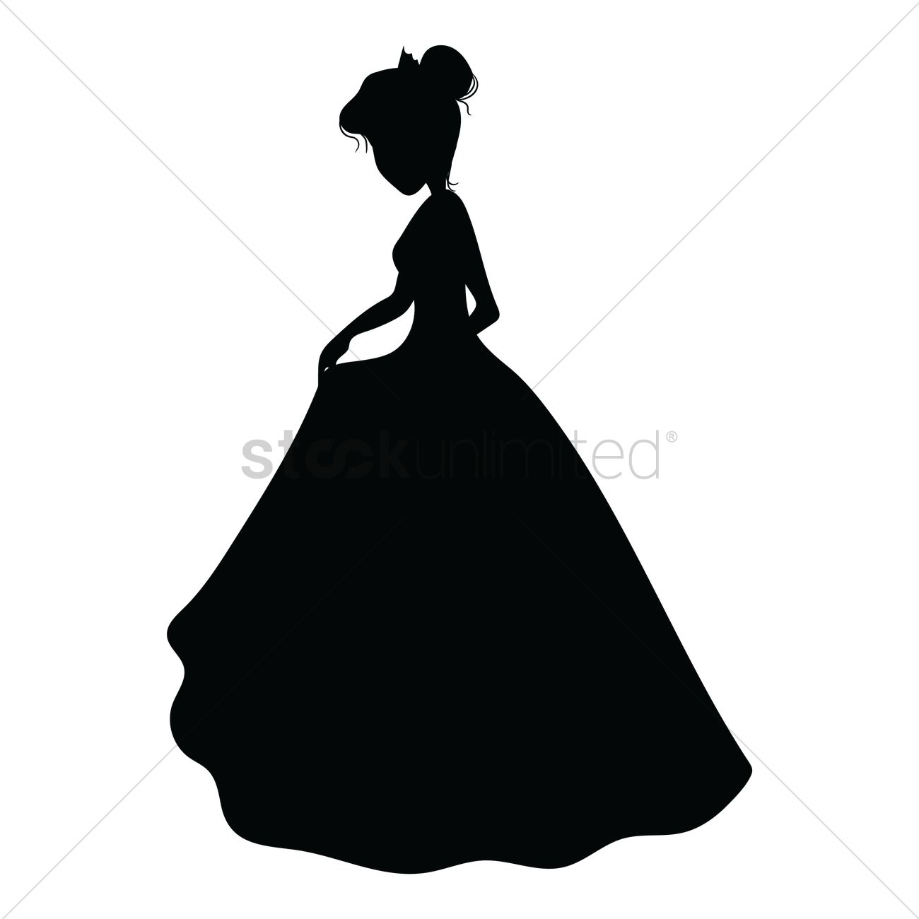 1300x1300 Princess Vector Image