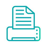 200x200 Print Icon Free Vector Art