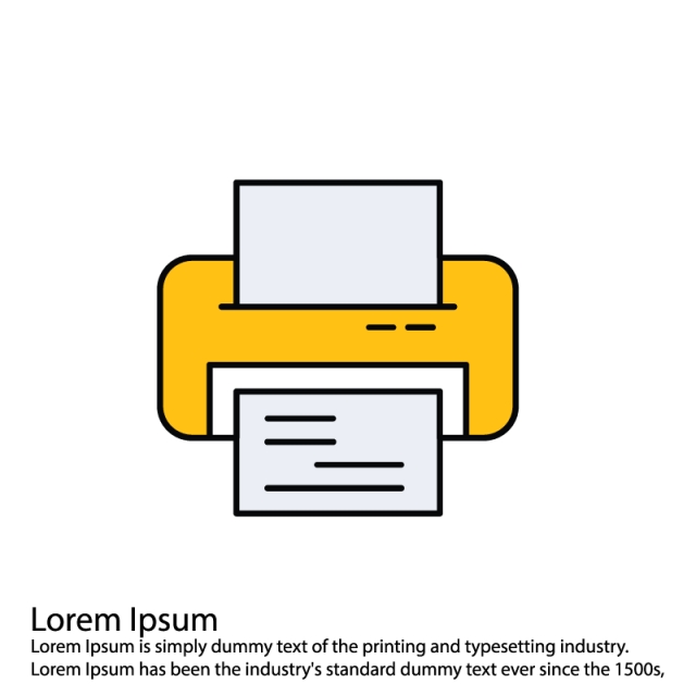 640x640 Printer Vector Icon, Printer, Print, Device Png And Vector