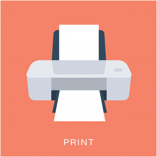 626x626 Printer Flat Vector Icon Vector Premium Download
