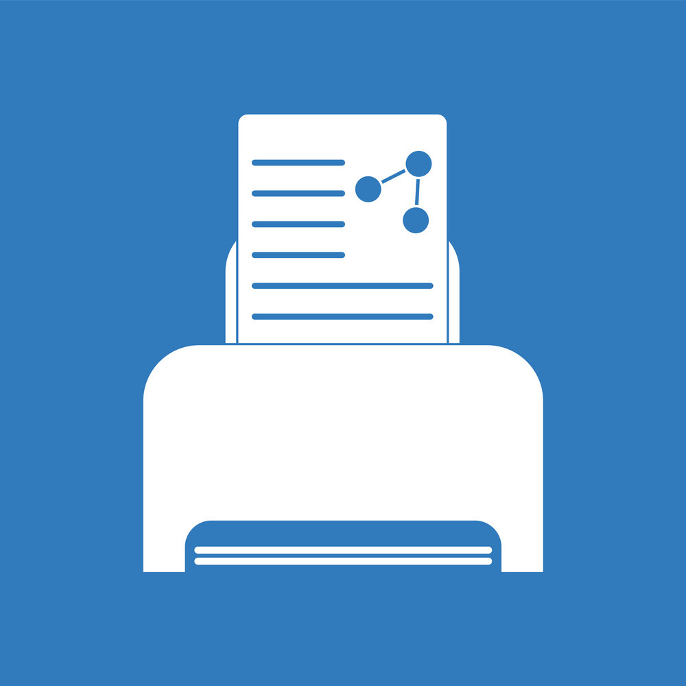 1000x1000 Icon Molecules And Printer Vector Free Graphics