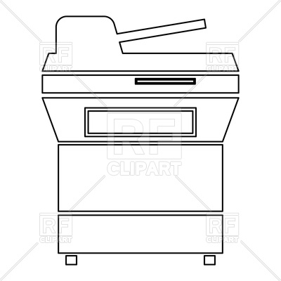 400x400 Multifunction Printer Icon Vector Image Of Icons And Emblems